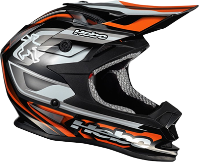 Casque Hebo Striker Orange